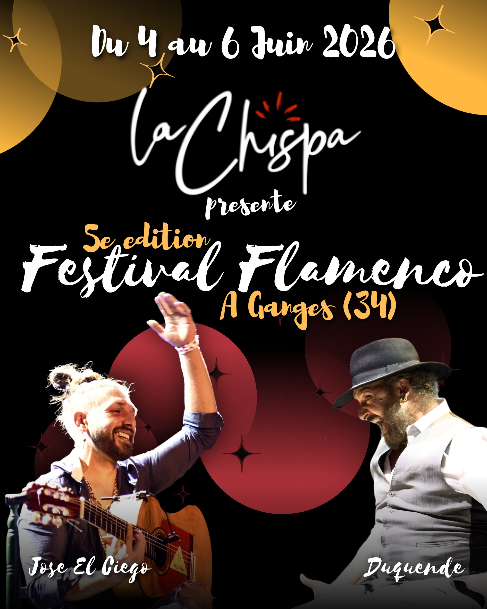 Festival Flamenco à Ganges 34 La Chispa 4 au 6 Juin 2026